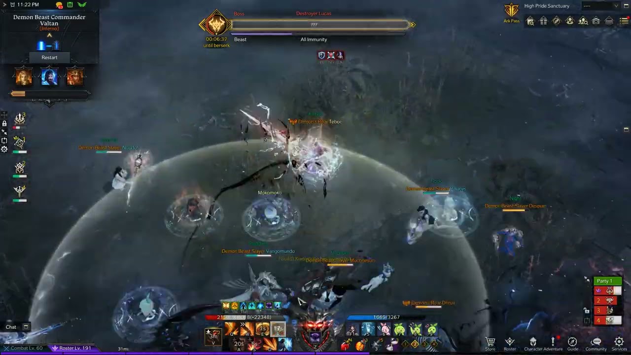 Lost Ark - Inferno Valtan G1 Mayhem Berserker POV