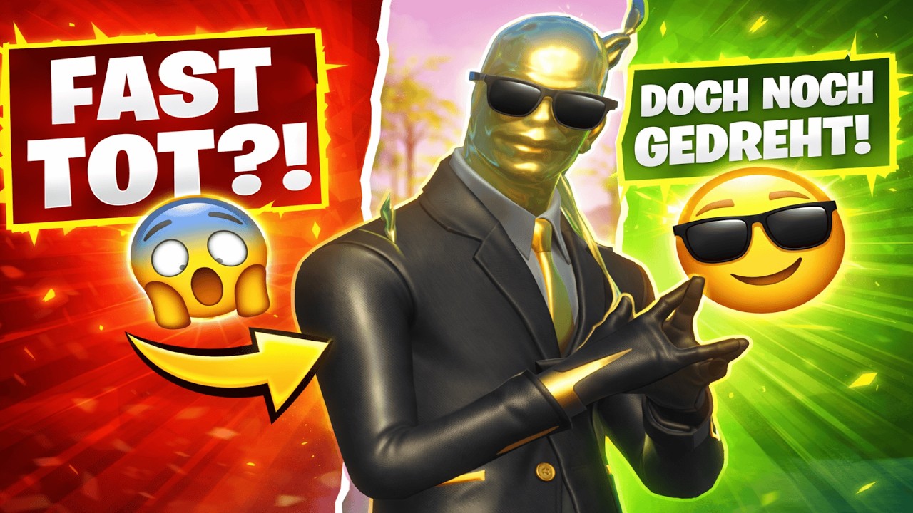 FAST DRAUFGEGANGEN 😱… und am ENDE doch noch die KURVE bekommen! 🔥 | Fortnite Battle Royale