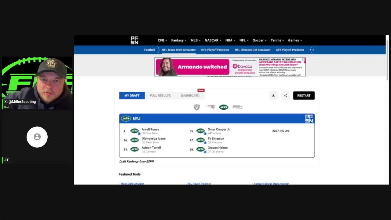 FAA E289 Mock Draft Series: SEA, NE, LV, NYJ