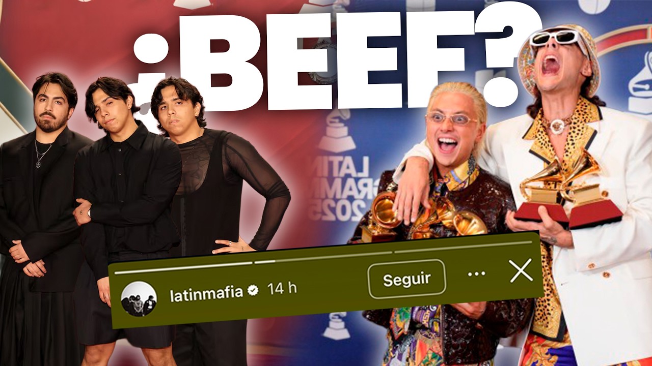 La INDIRECTA de Latin Mafia a Ca7riel y Paco Amoroso en los Grammys Latinos 2025