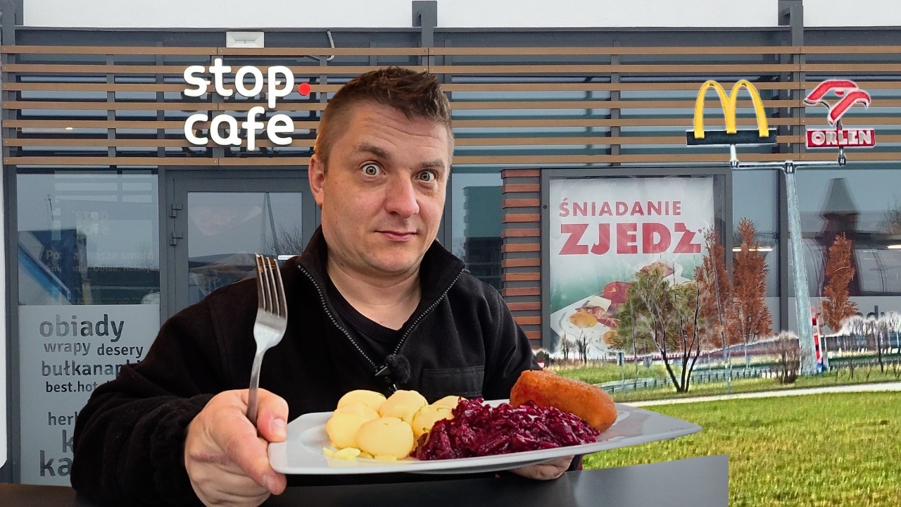Niesmaczny żart na stacji benzynowej
