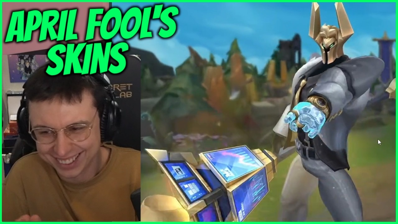Caedrel Reacts To New APRIL FOOL'S Skins