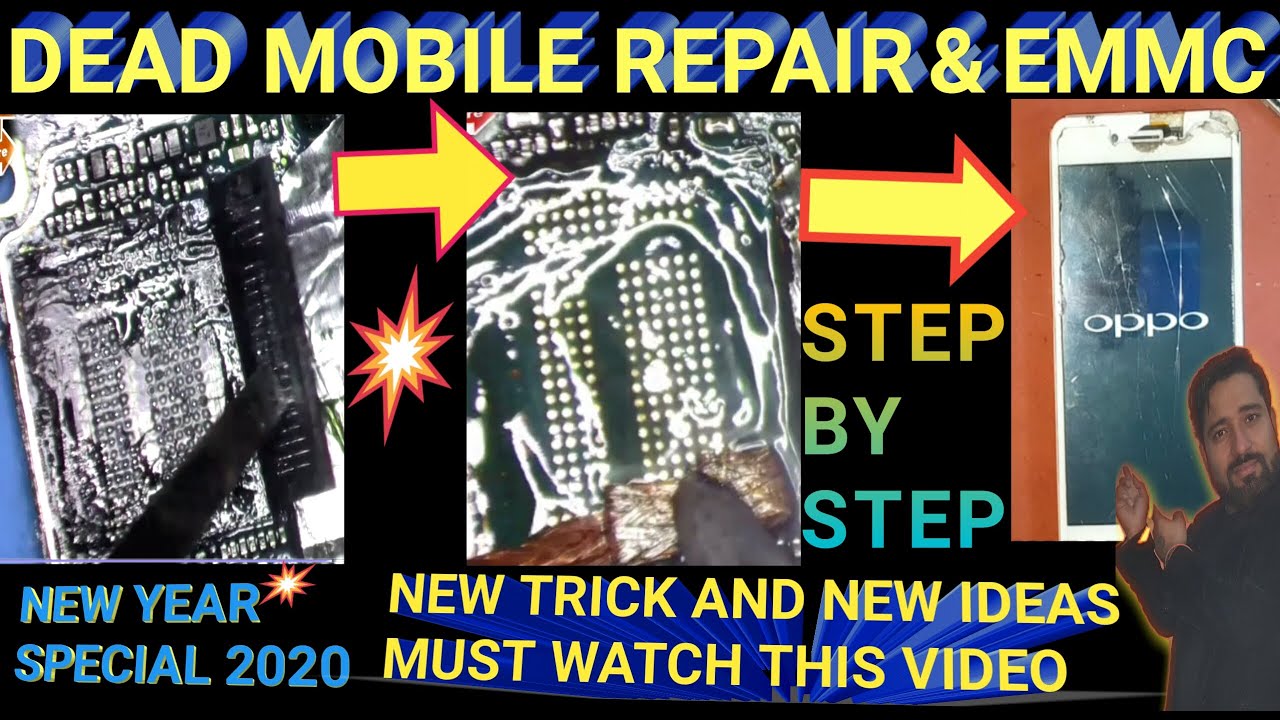dead mobile repair | oppo dead mobile repair | emmc ic repair in hindi | half short mobile repair