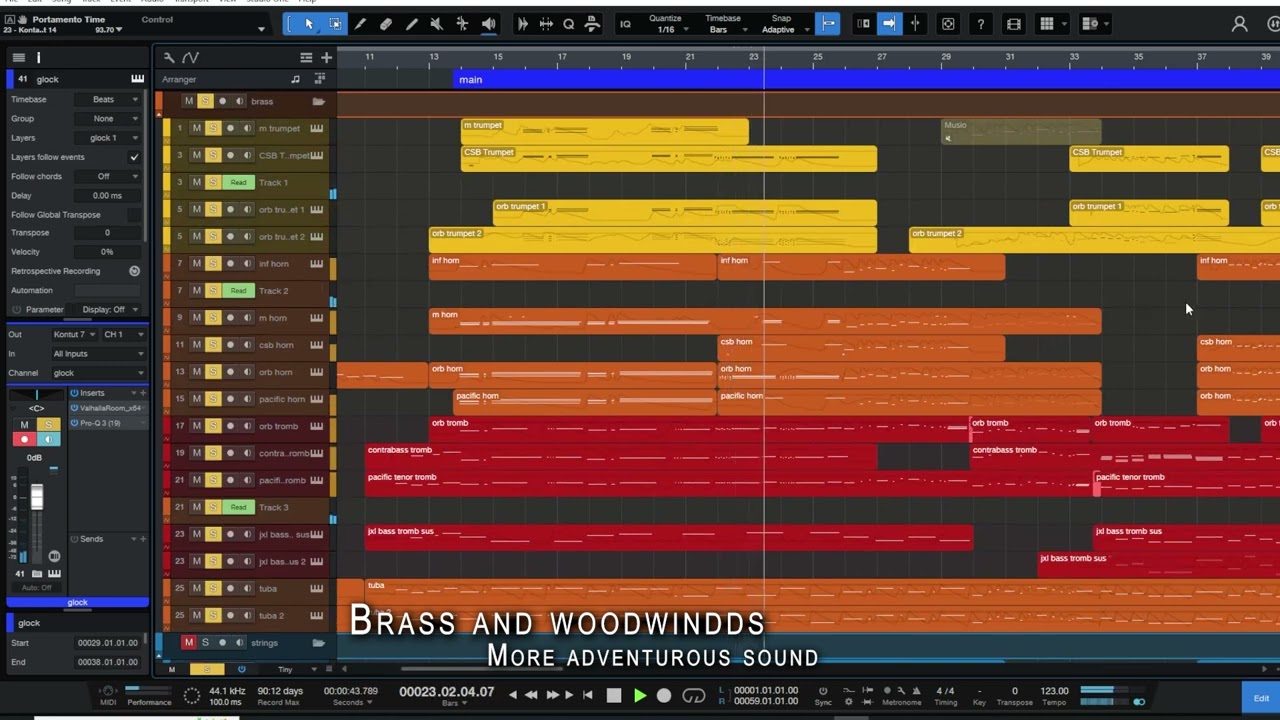 Breakdown of - "Star Trek: Adventures on the Enterprise" music
