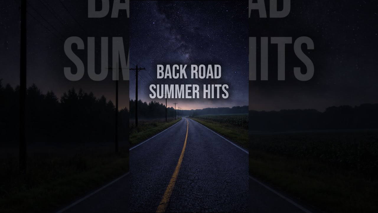 Back road summer hits different