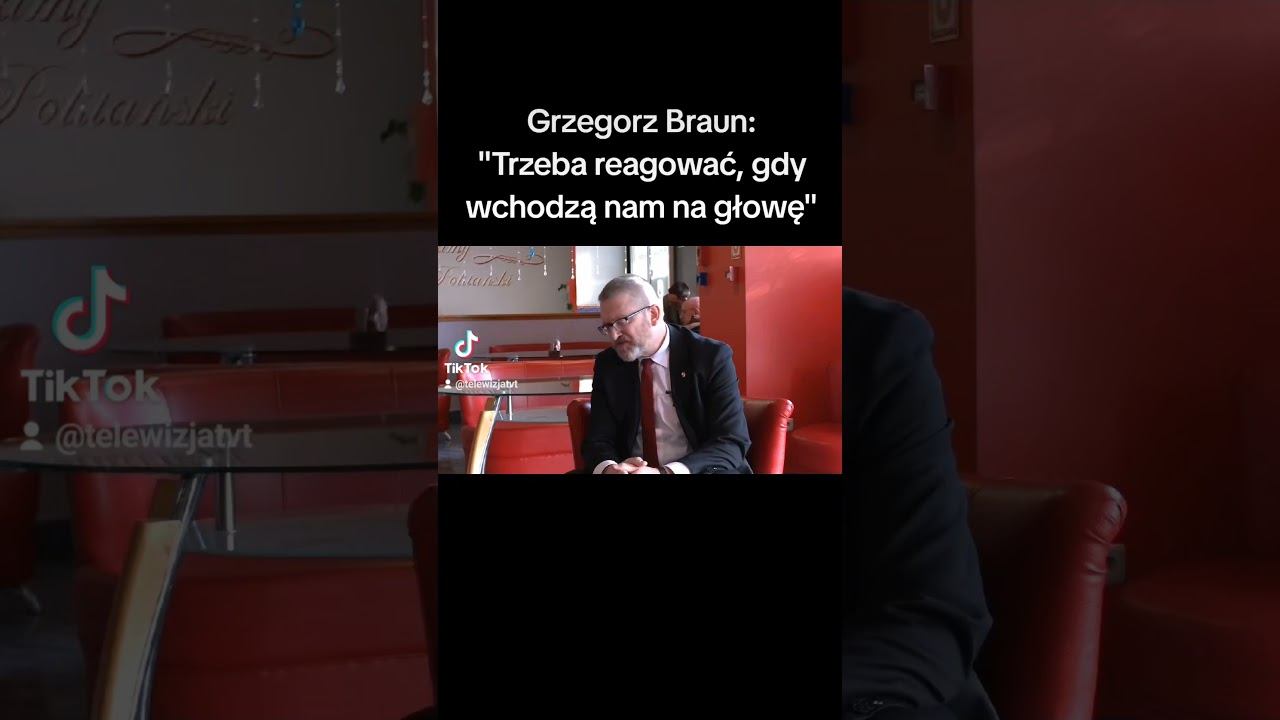 #NieTak w #TVT: Grzegorz Braun o incydencie z #gaśnicą #tvtbliskociebie
