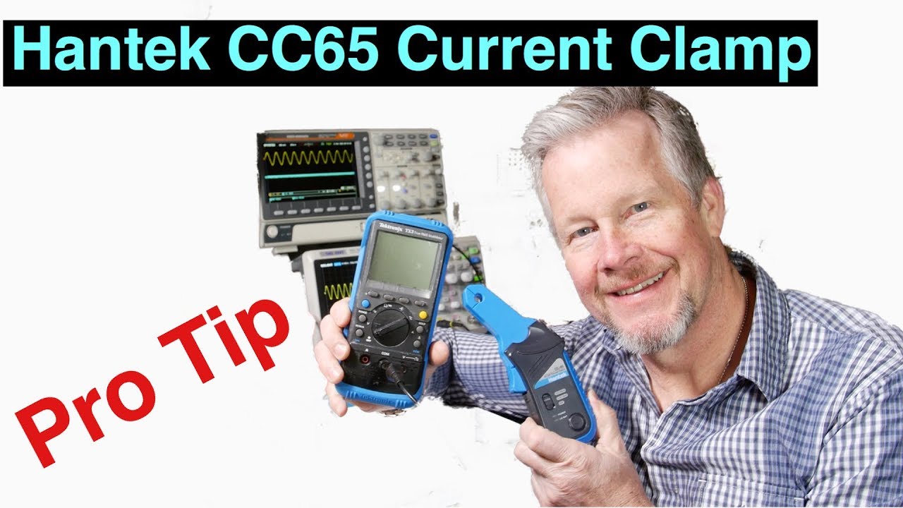 Hantek Current Clamp CC65  Pro Tip for low current measurements #hantekcc65 #currentprobe #CC-65