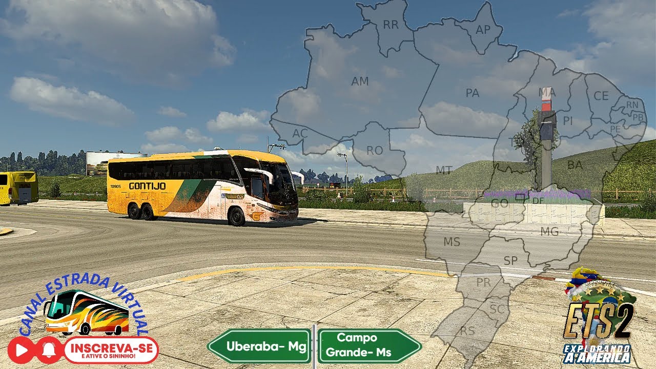 UBERABA-MG x CAMPO GRANDE-MS / GONTIJO / NEW G7 1350 / MERCEDES-BENZ / MAPA EAA