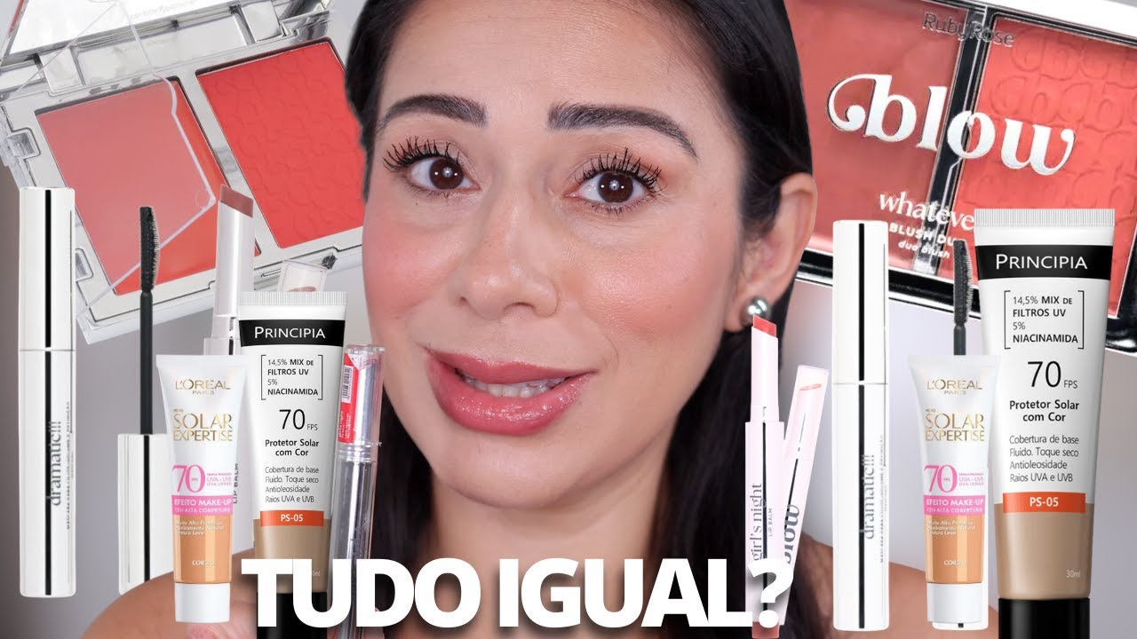 Novidade Ruby Rose Blow + Comparativo Protetor com cor Principia e Loreal 