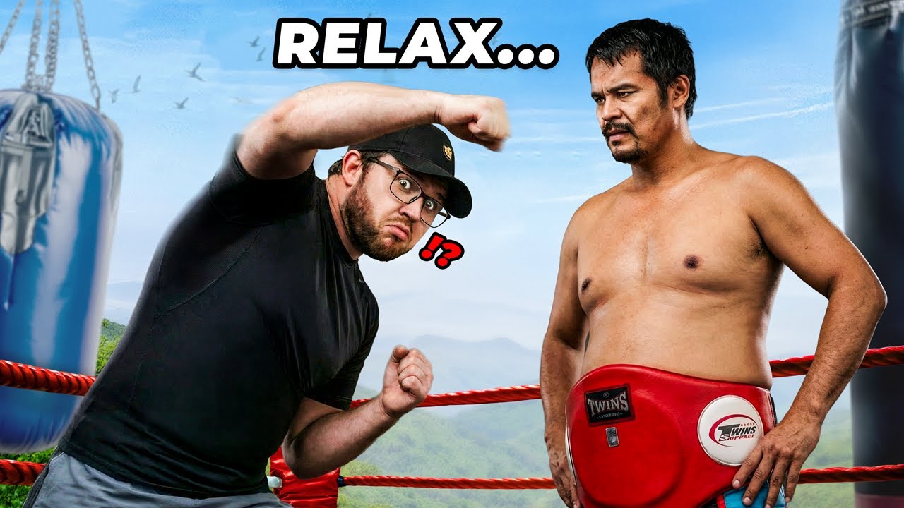 Pranking a Muay Thai Coach as a Clumsy Bodybuilder