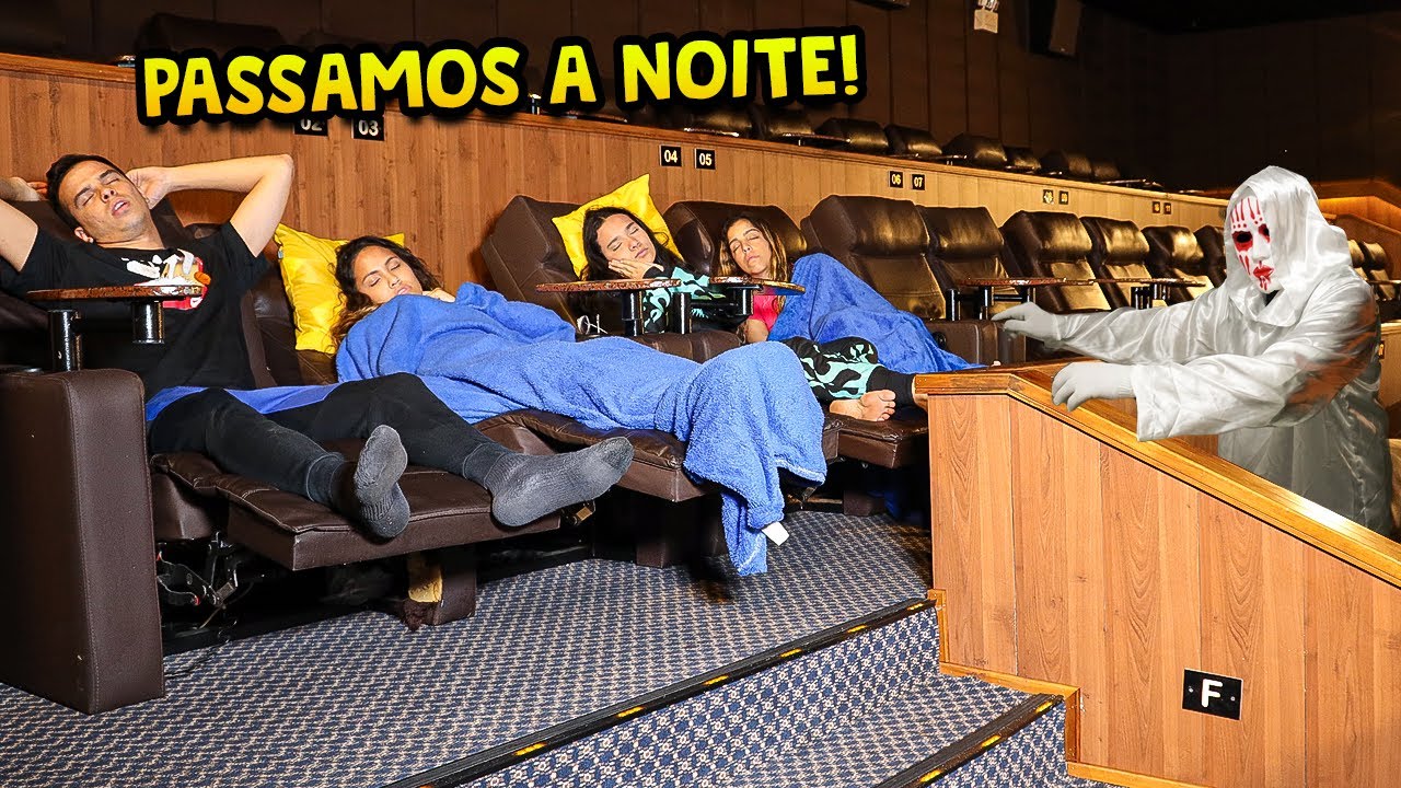 PASSAMOS A NOITE EM UM CINEMA PROFISSIONAL! - ÉPICO