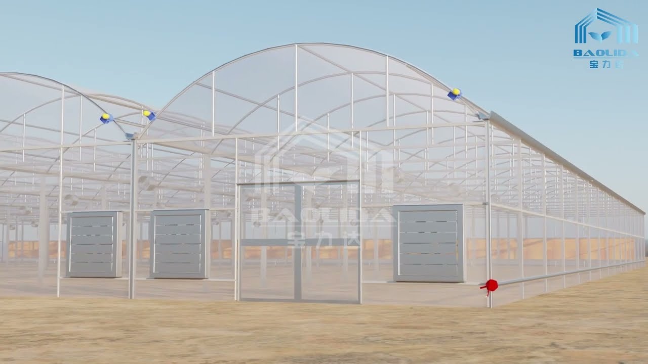 Multi-span greenhouse