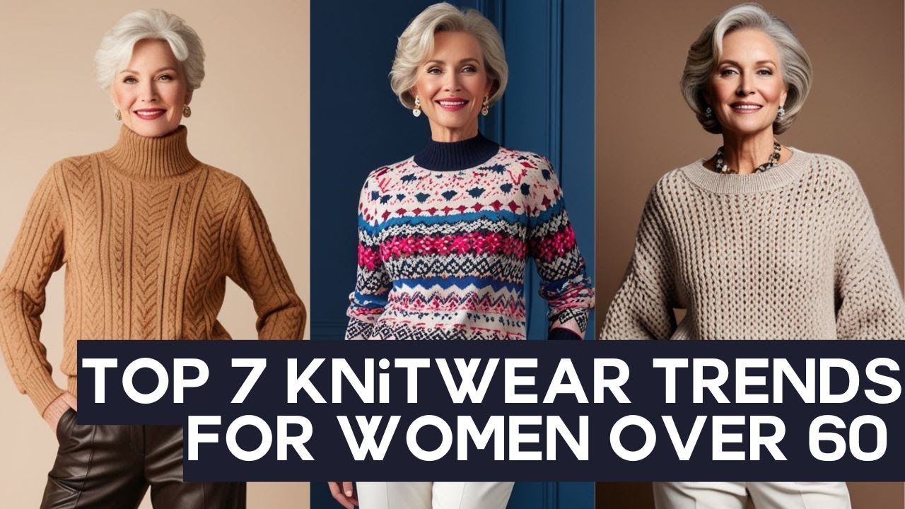 Over 60: Top 7 Knitwear Trends for Fall-Winter 2024/25 🧶 Stylish & Cozy Sweaters