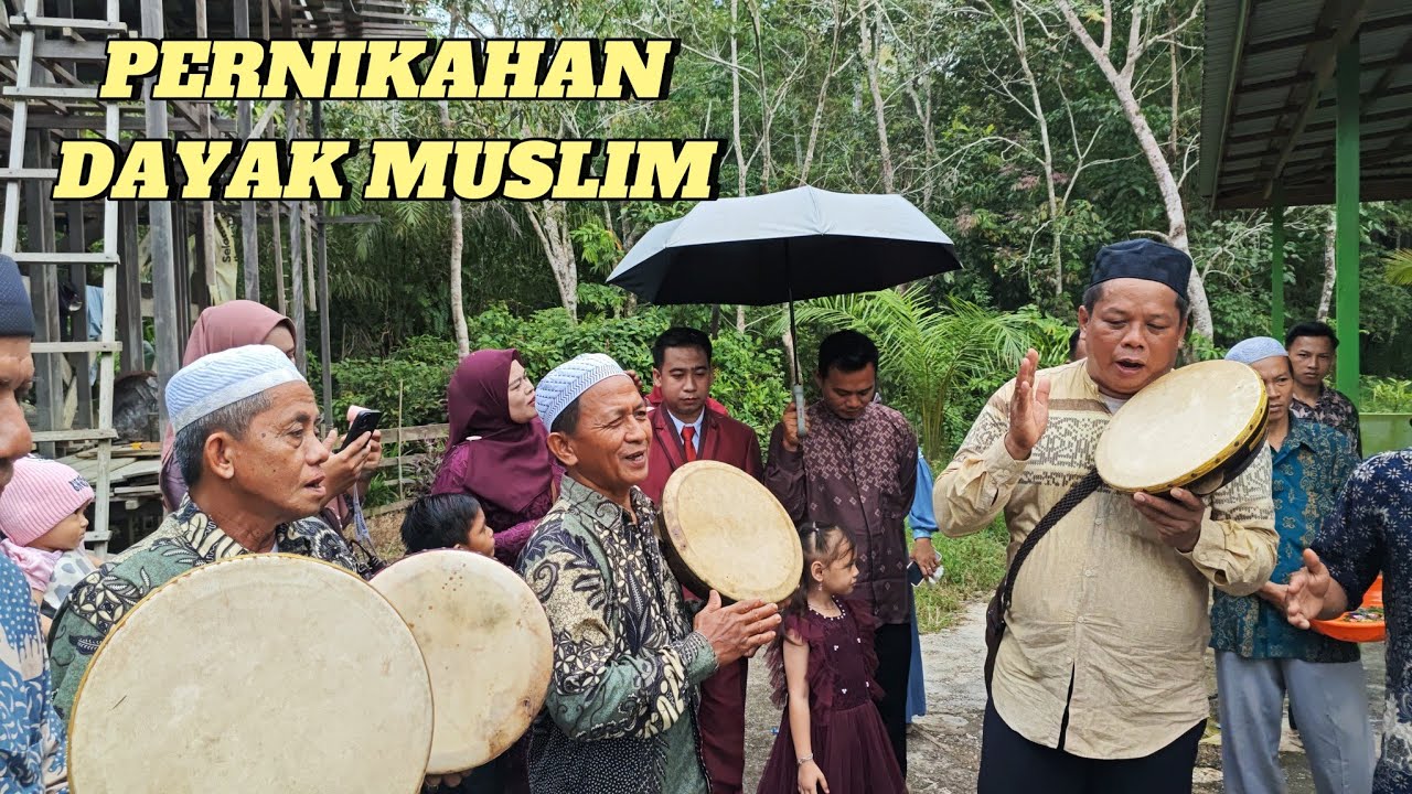 1 Kampung Sibuk ! Prosesi Pernikahan Adat Dayak Bakumpai. Aisyah Jaga Durian Akhirnya ke Pelaminan
