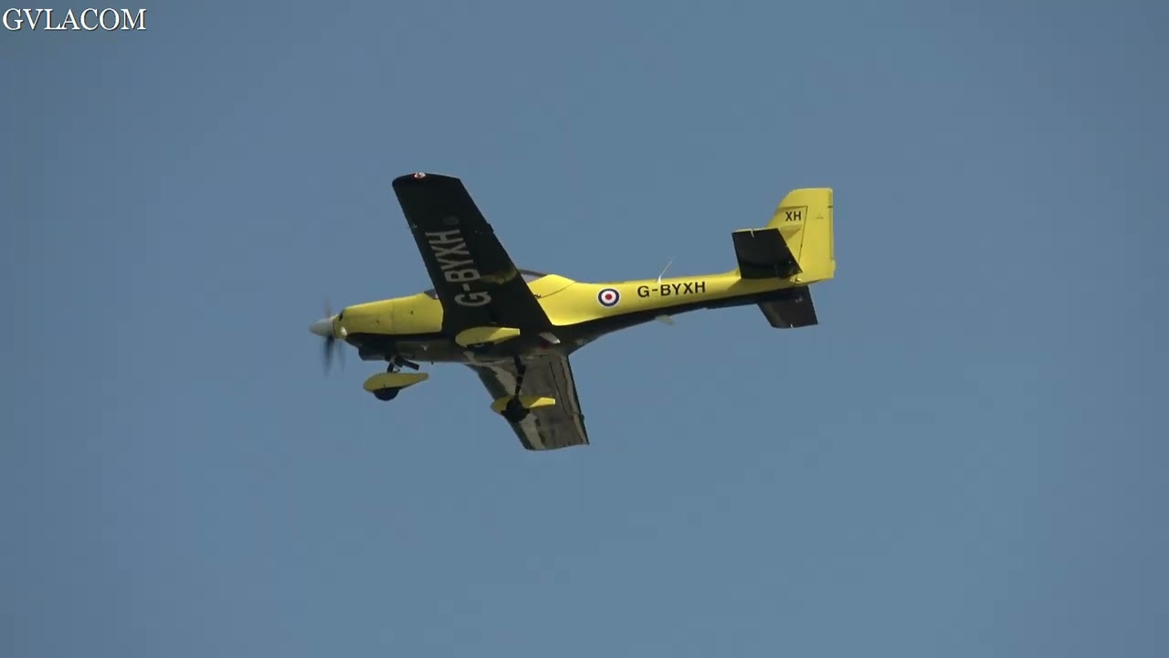 Royal Air Force Grob G115E Tutor departure RIAT 2022