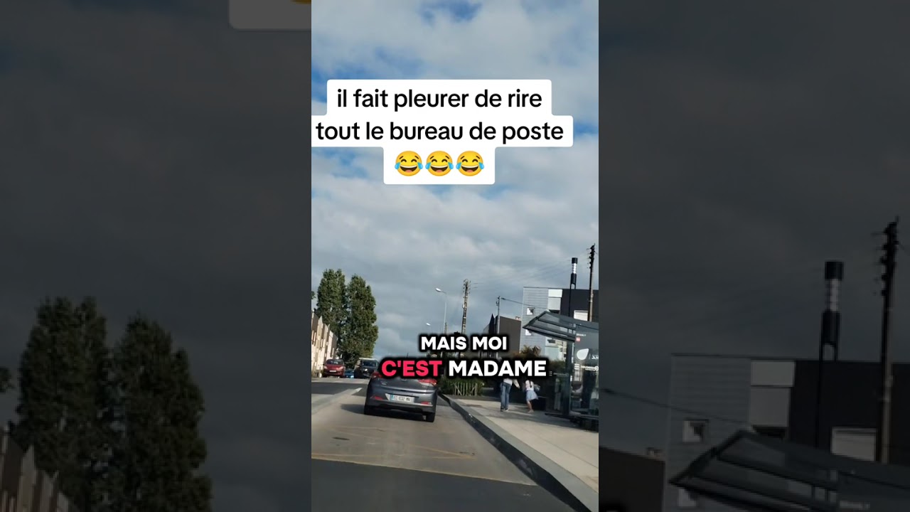 Il fait pleurer de rire tout le bureau de poste#rire #blague #humour #drole #viral 