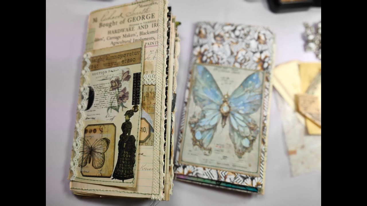 My Flip Flop Journal Decorating pages for my signatures. part#1