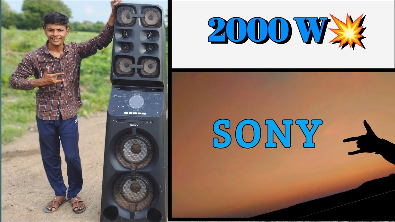 Sony v90 DW Party Box Full Review Superpower 2000w Power💥