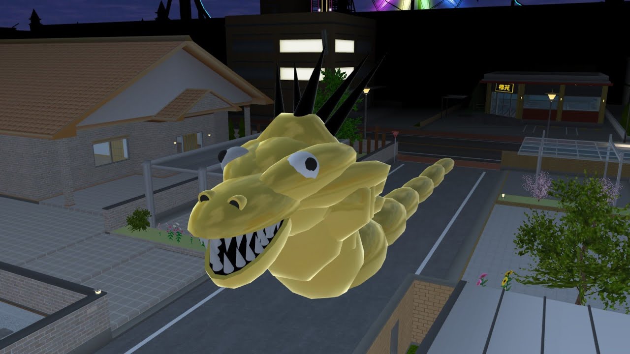 Yuta Mio Panik CCTV Merekam CACING NAGA KUNING Di Depan Rumah😱 SAKURA SCHOOL SIMULATOR