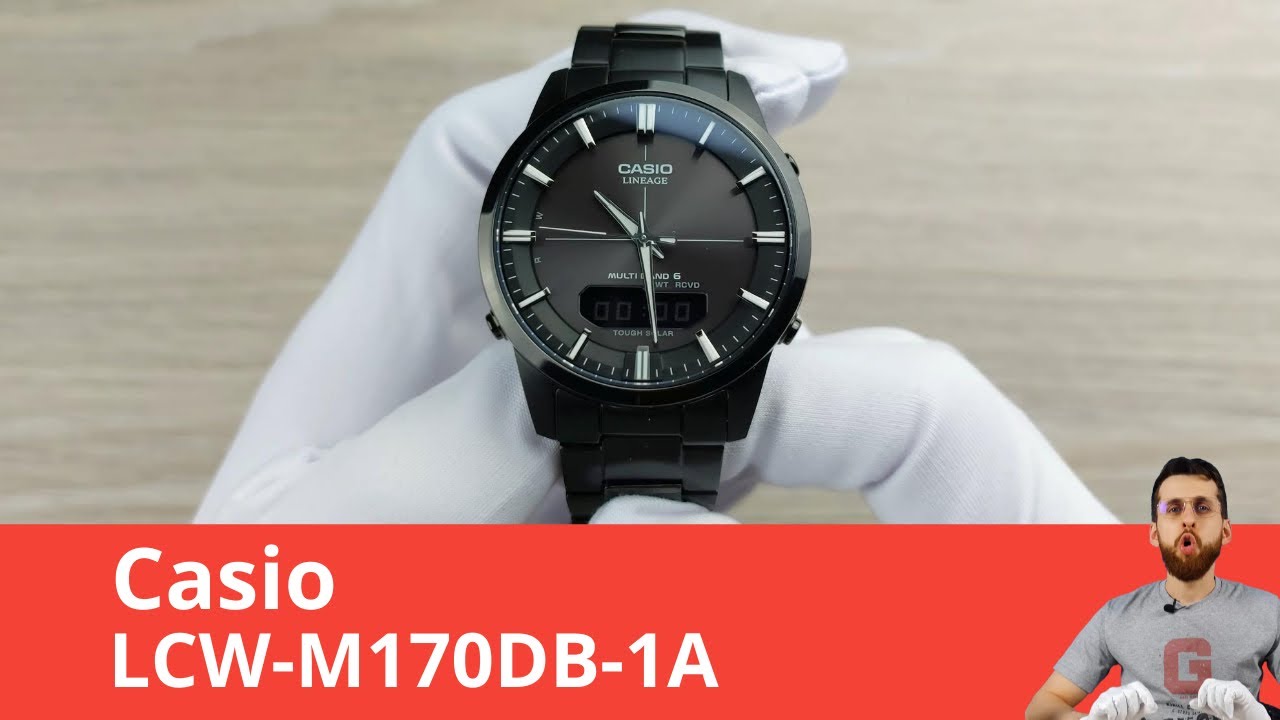 Чёрные LINEAGE / Casio LCW-M170DB-1A