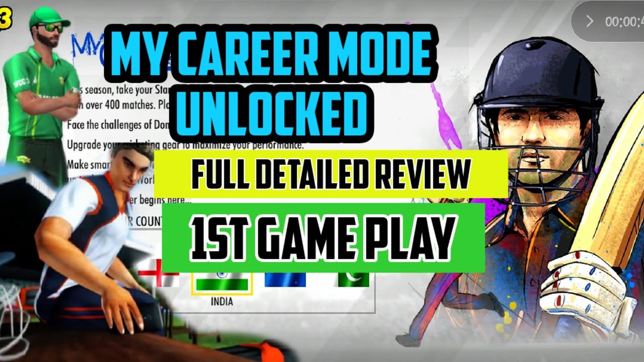 Wcc3 My Career mode unlocked | Full detailed Review | First Game play| So excited