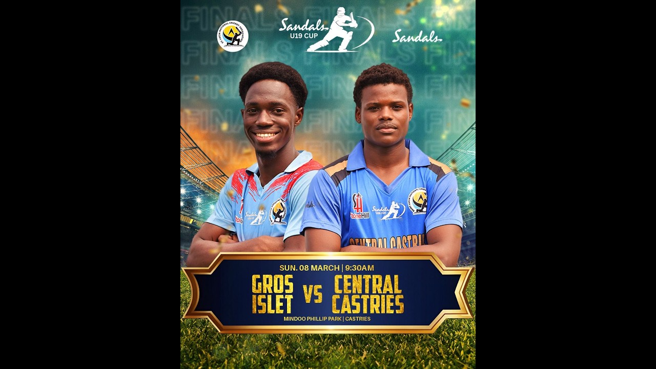 Sandals U19 Cup - Gros Islet U19 vs Central Castries U19 - Mindoo Phillip Park - 9:30am