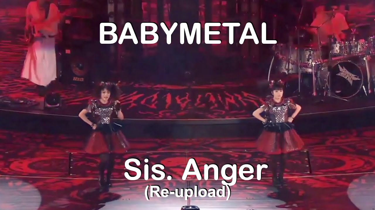 BABYMETAL - Sis. Anger || Live at Tokyo Dome Black Night 2016 (re-upload)
