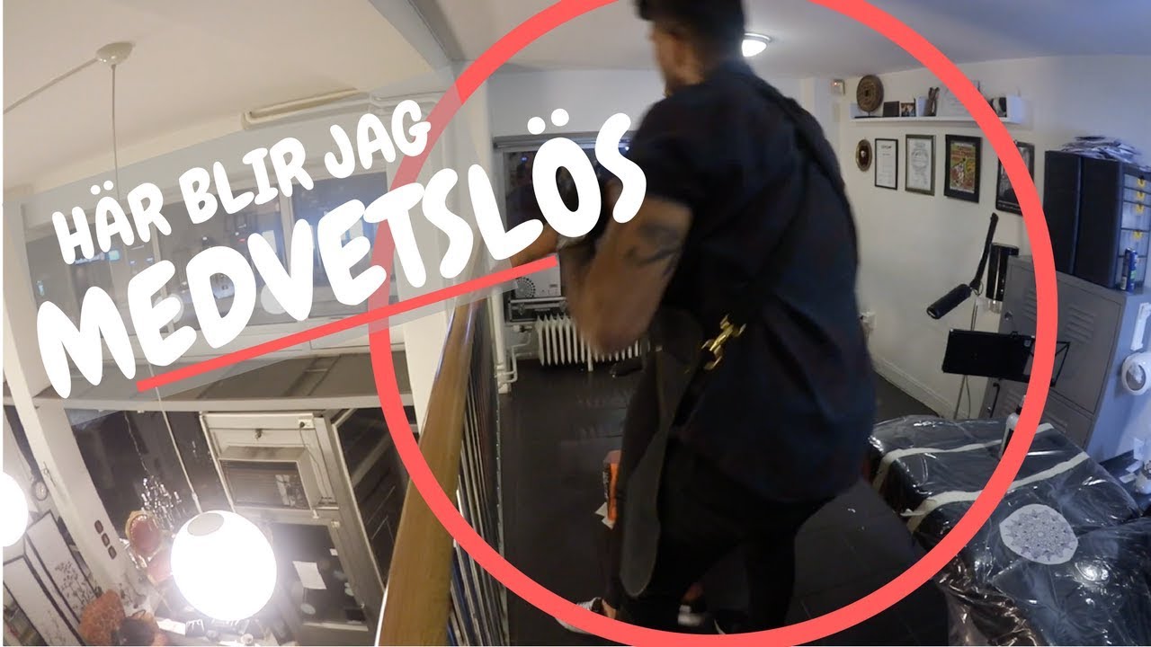 OMG SVIMMAR HOS TATUERAREN - FILMAR DET!!!