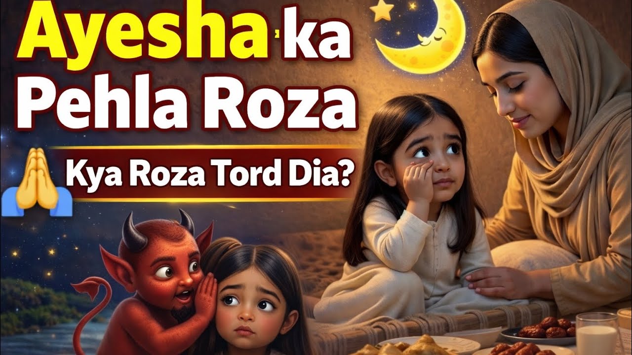 Ayesha Ka Pehla Roza | Kya Ayesha Ne Roza Tor Diya? 😢✨ | Emotional Ramadan Story