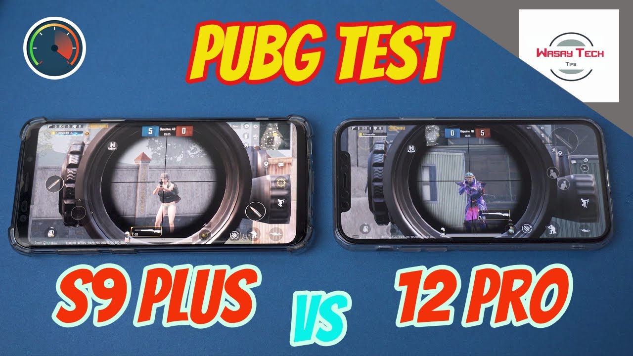 iPhone 12 Pro vs Samsung S9 Plus PUBG Test 🔥🔥🔥