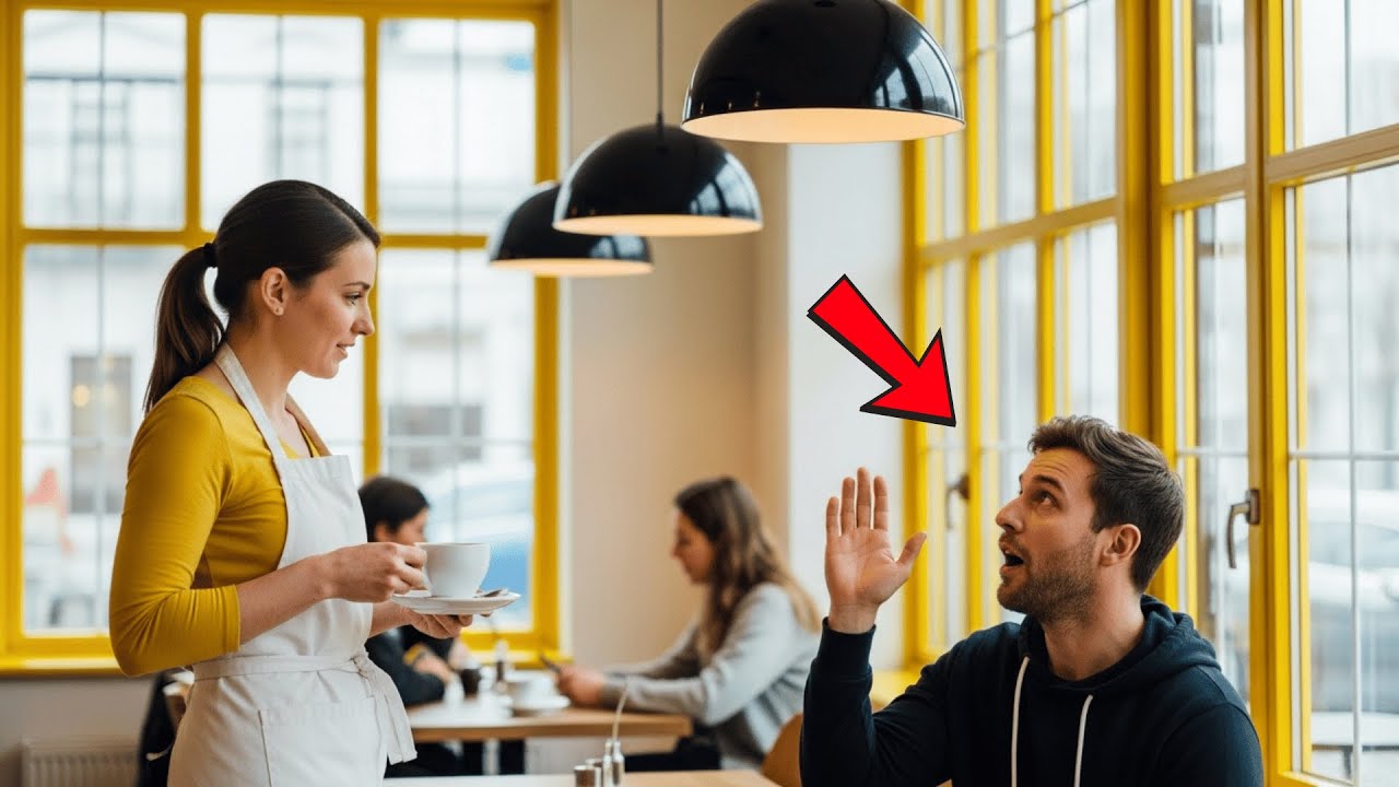 VD inkognito beställer en kaffe på sitt eget kafé — stelnar när han hör tre ord från servitrisen...