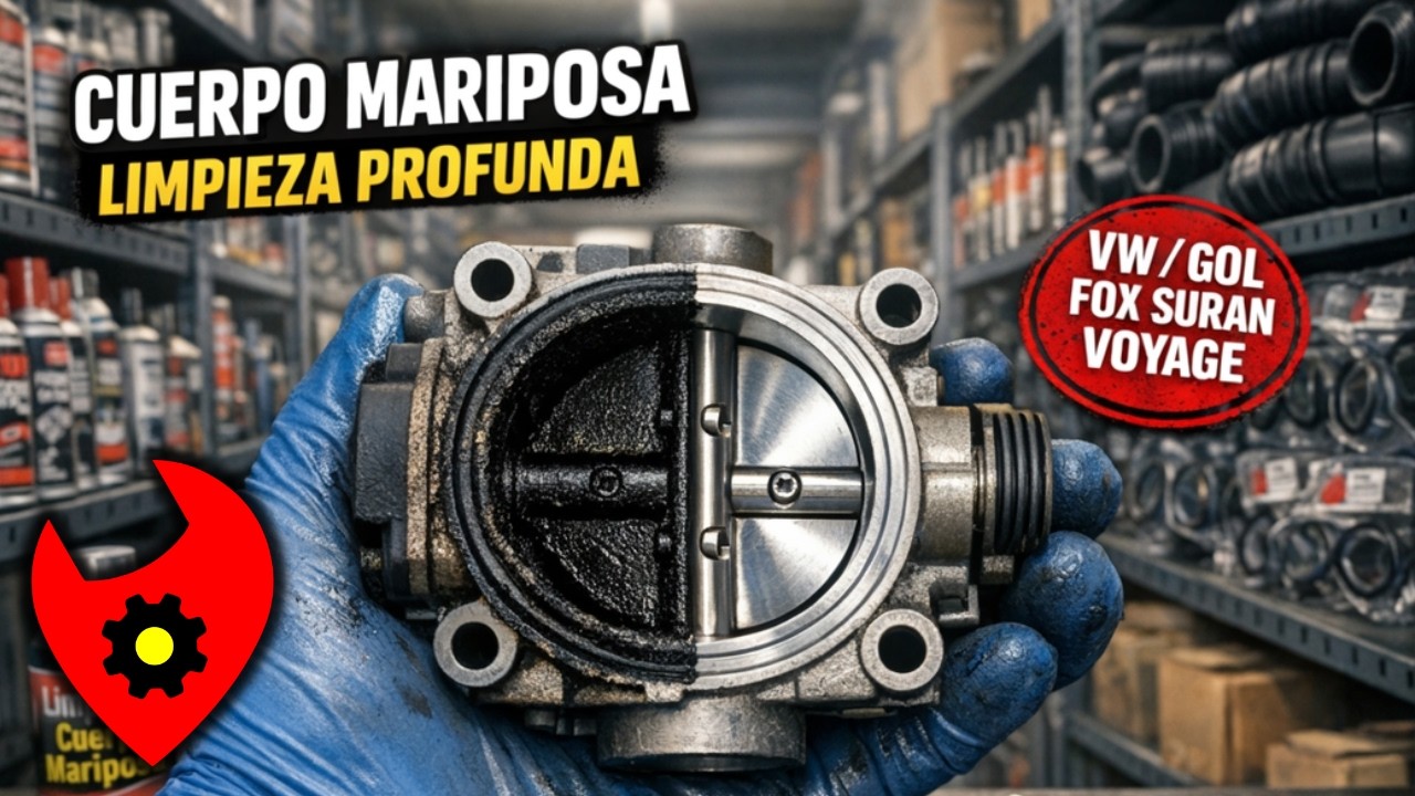 LIMPIEZA CUERPO MARIPOSA - VW GOL-SAVEIRO-FOX-SURAN-VOYAGE-AUDI