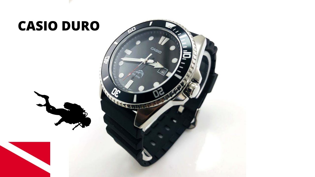 Relógio masculino Casio MDV106-1AV 200M Duro