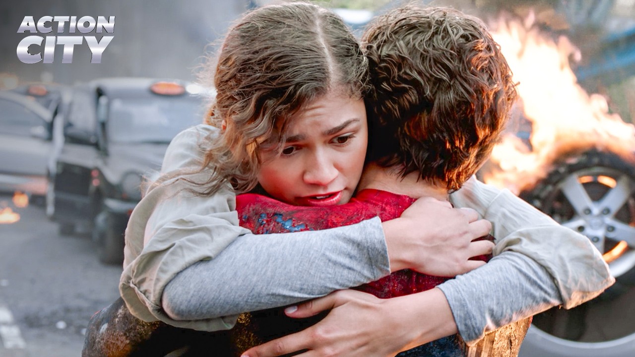 Spider-Man Saves The Girl. And The Rest Of The World | Spider-Man: Far From Home (Tom Holland)