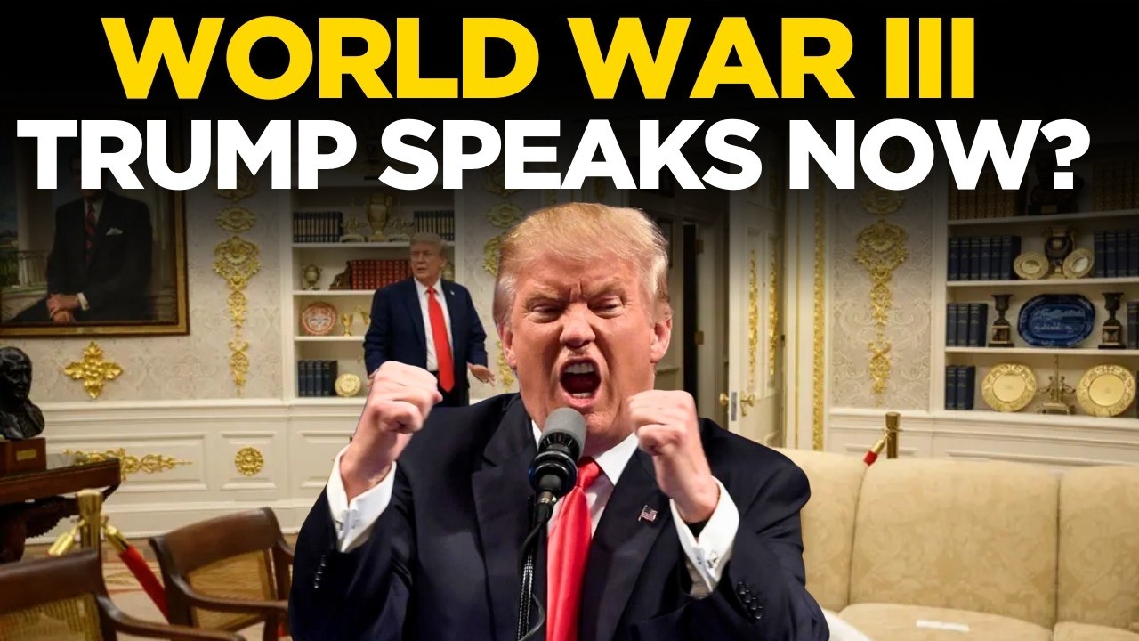 Donald Trump LIVE: Trump’s Explosive War Speech Goes Viral | Major Warning To Iran | Iran In shock!