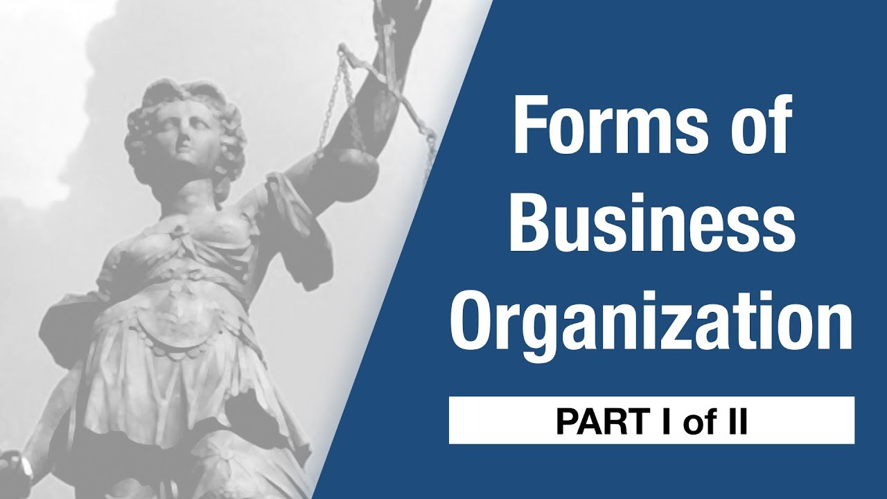 Company Law - Forms of Business Organizations [Part I]