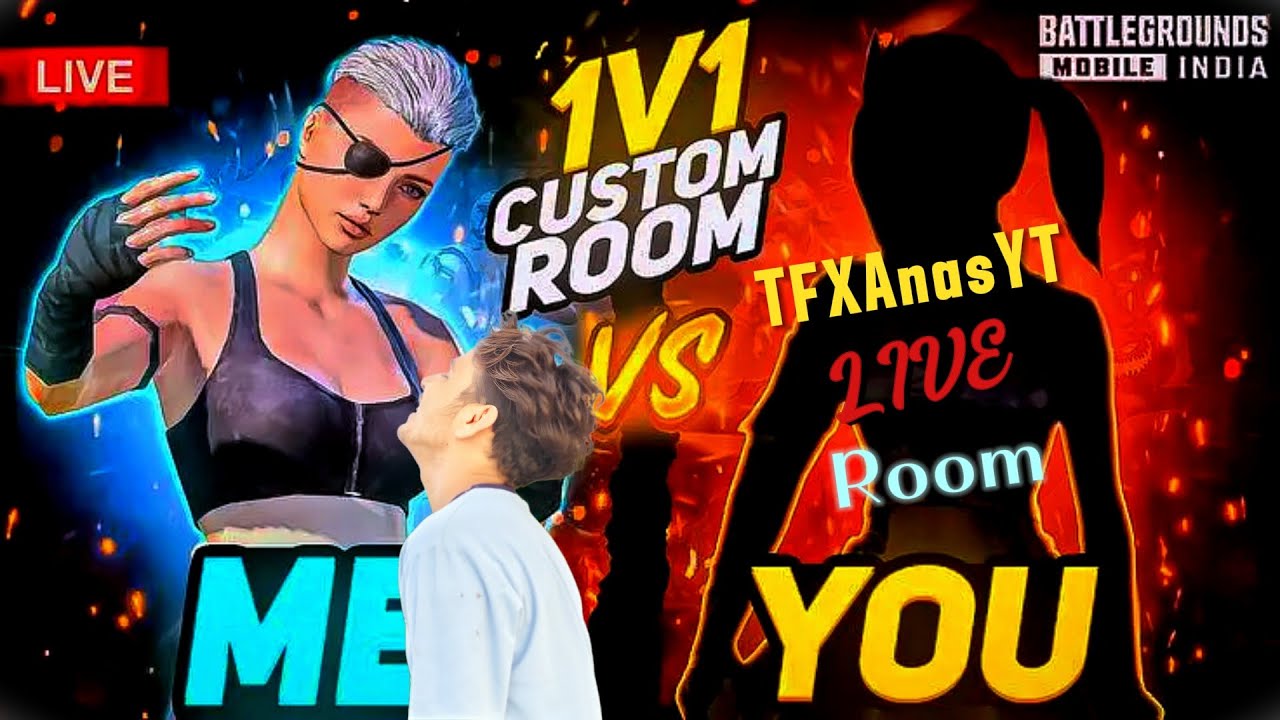 Live streaming of TFXAnasYTLIVE  #bgmilive 🔴 room match 1v1 free join 1like 5 comments subscribe 👍