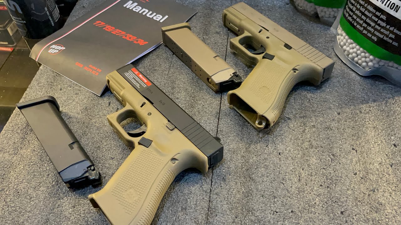 E&C Airsoft Glock 19X Tan and Two Tone quick review and testing