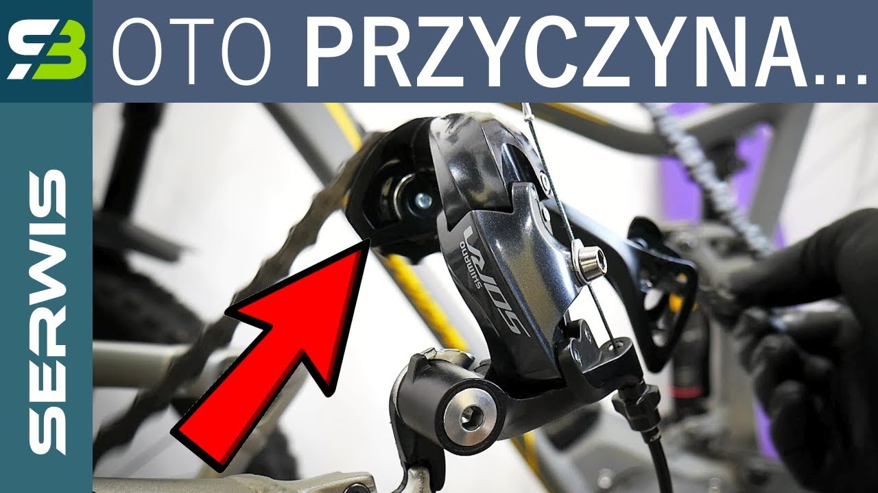 Piszcząca przerzutka tylna Shimano Sora R3000. Pełny serwis - problem rozwiązany.