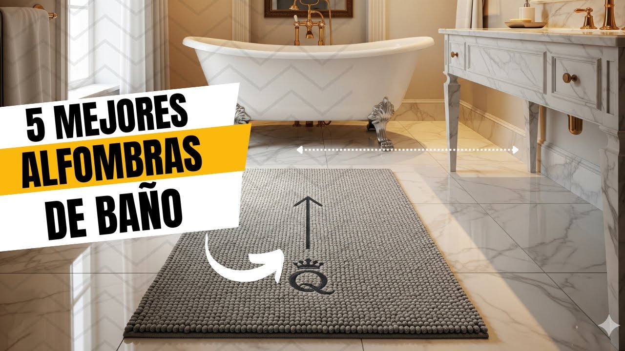 Las MEJORES Alfombras de Baño | TOP 5 Alfombras de Diatomita y Microfibra ✅