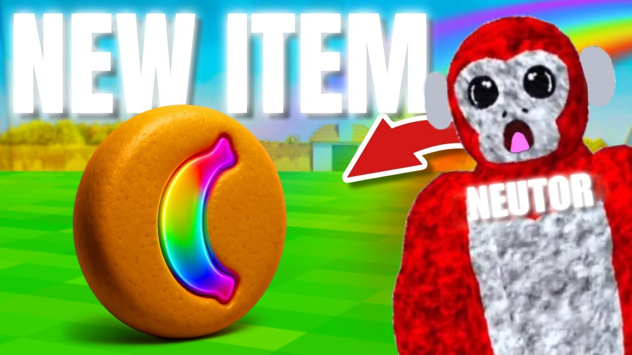 Scary Baboon's NEW SECRET ITEM...
