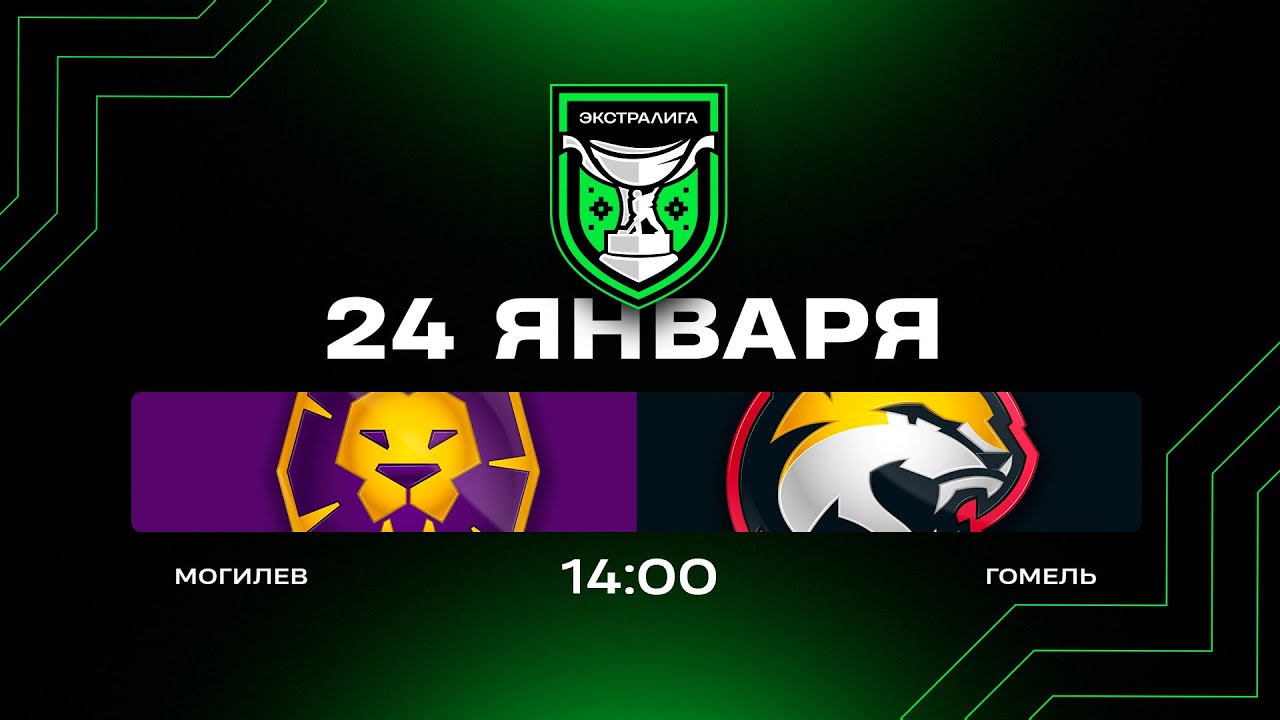 Могилев - Гомель | 24.01.2026 | Экстралига | Прямая трансляция