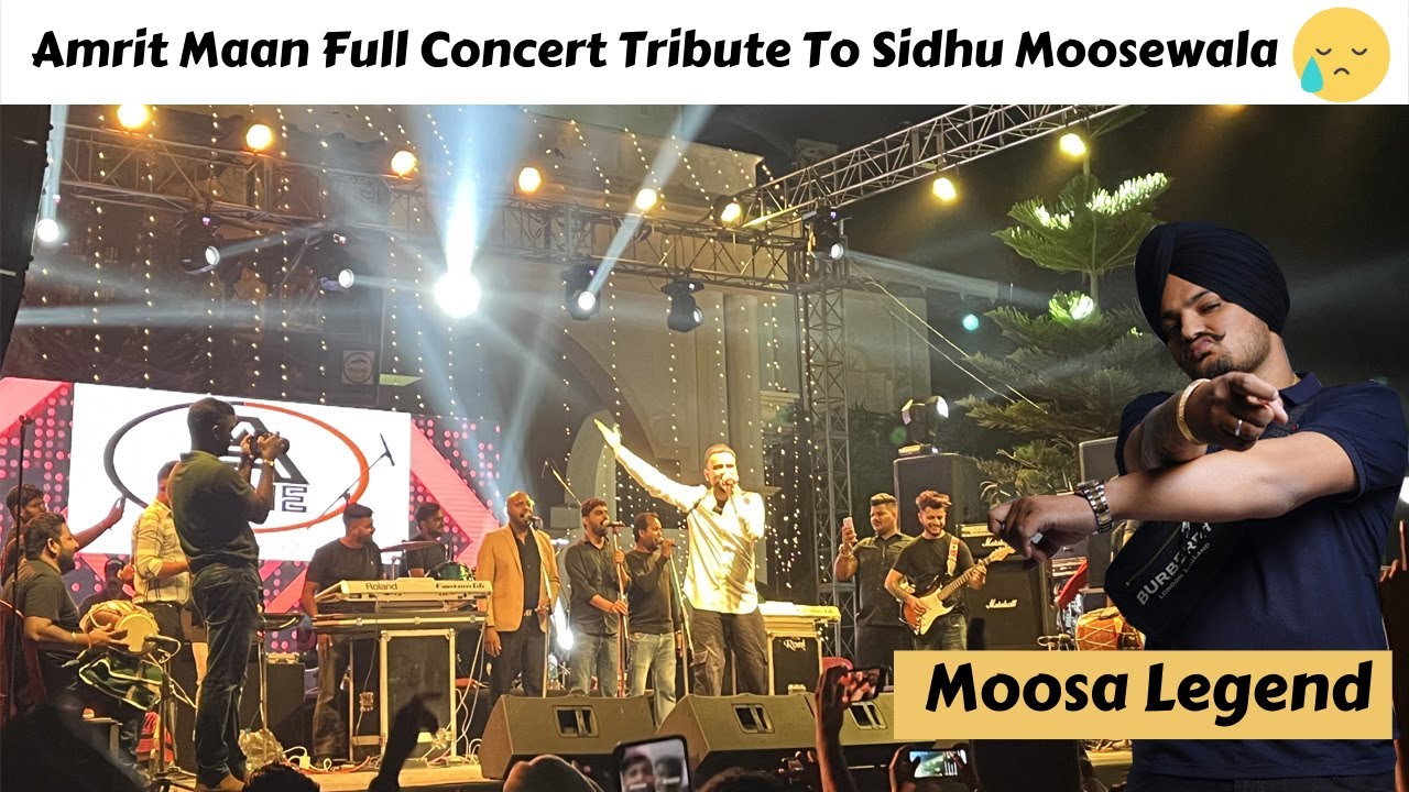 Tribute to Sidhu Moosewala Amrit Maan live show In himachal