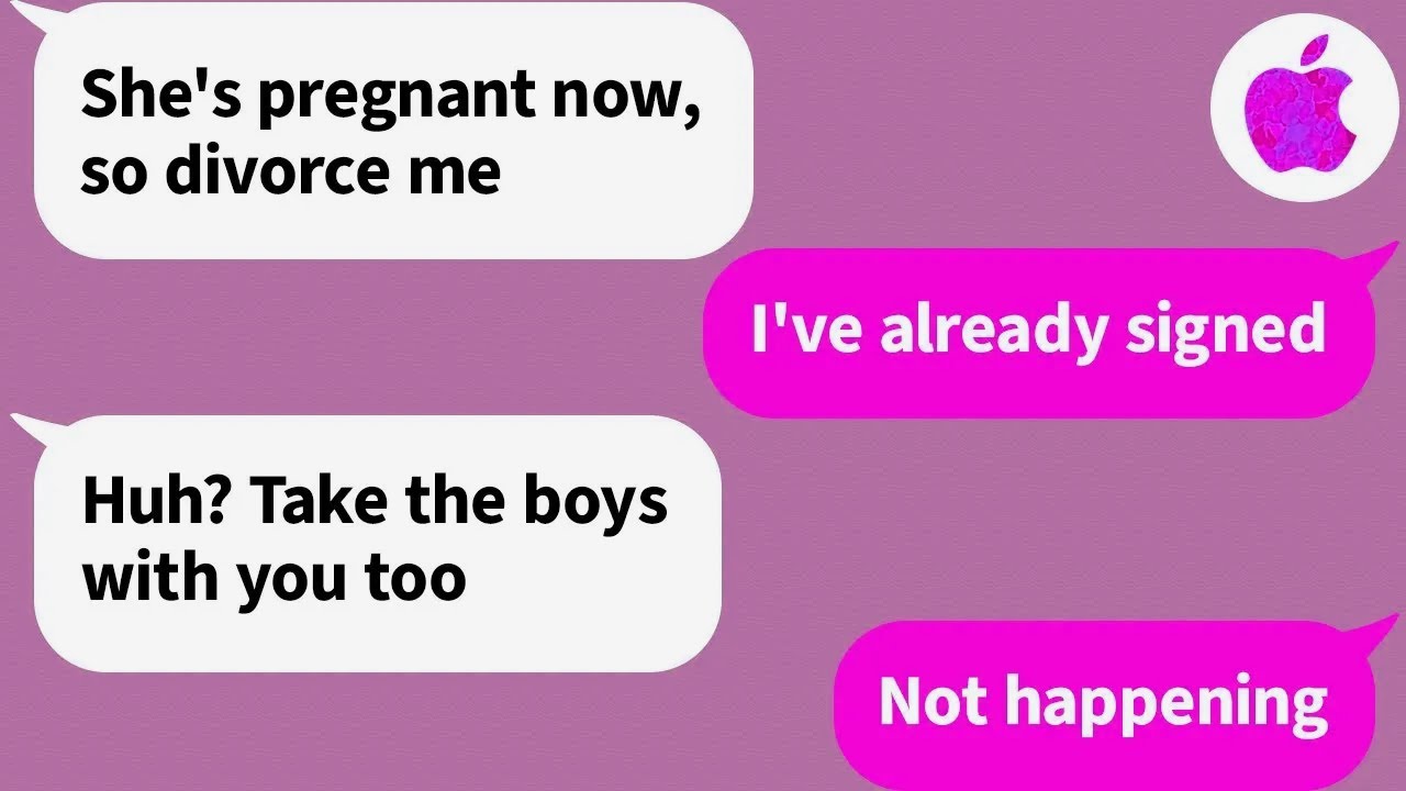 After I leave my ex's house with my daughter, he asks why I'm not bringing his sons