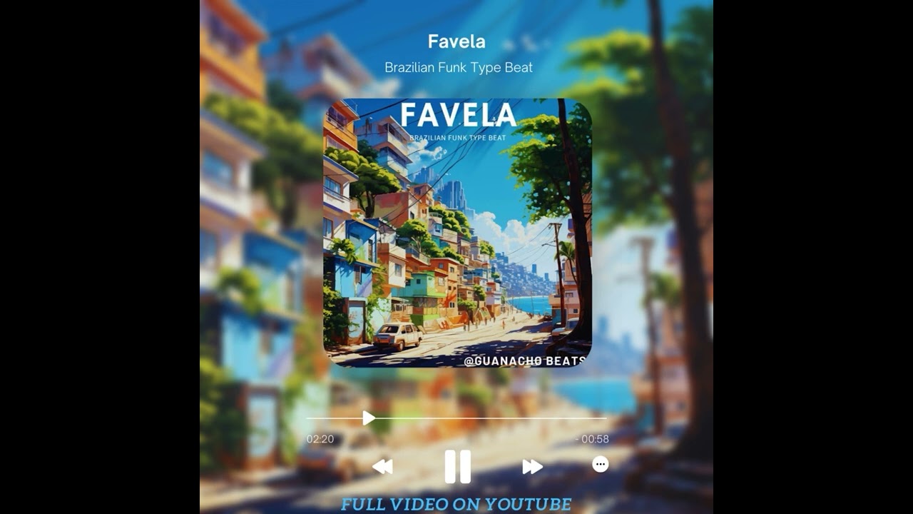 FAVELA | Brazilian Funk Type Beat | Hard Brazil Type Beat 2023