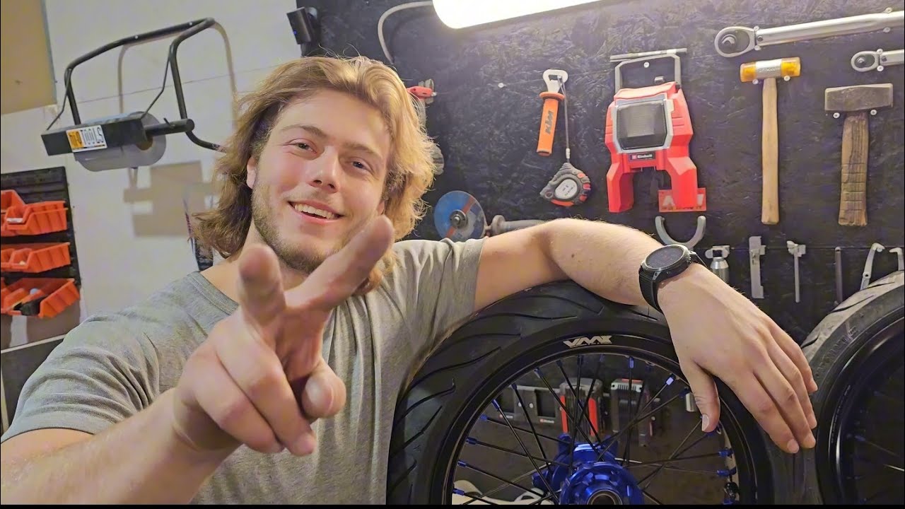 Supermotofelgen auf Tubeless umbauen | KlausaRiding