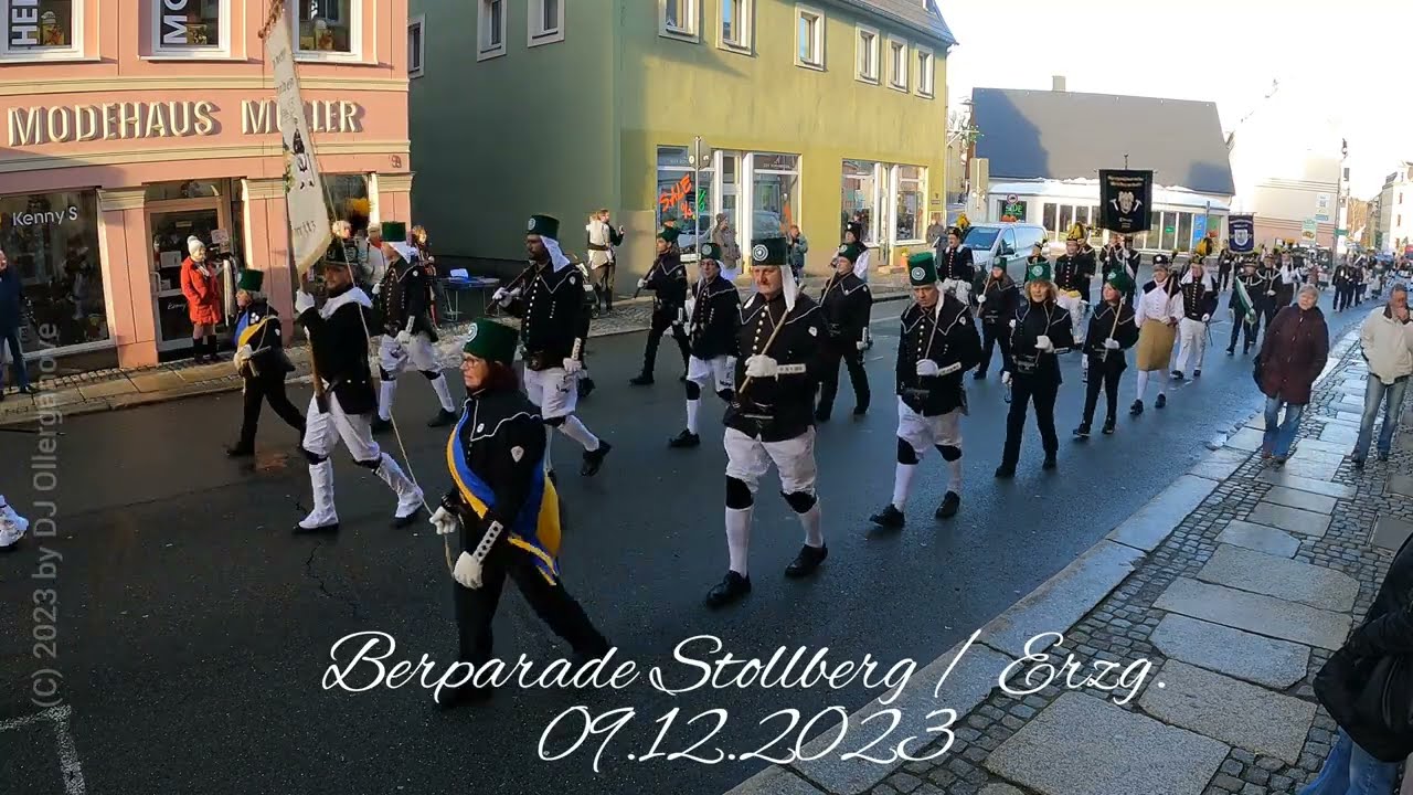 Bergparade in Stollberg / Erzgebirge