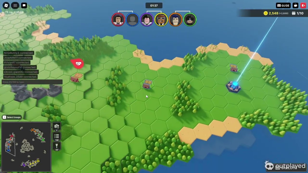 playing roblox mini empires
