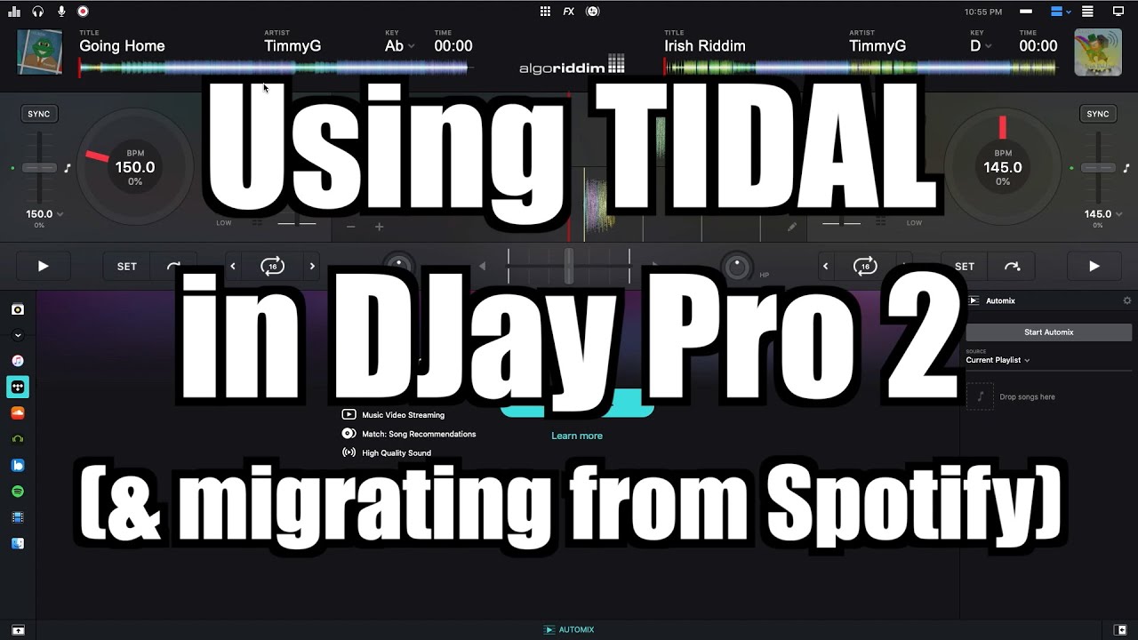 Using TIDAL in DJay Pro 2 (& Migrating From Spotify) - TimmyG