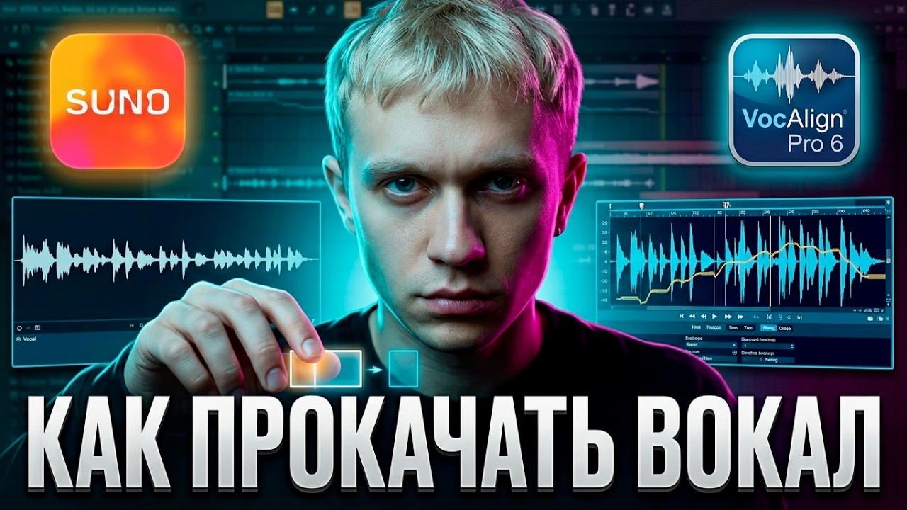 ❗SUNO V5 + VocAlign Pro 6: как прокачать вокал и аранжировку (питч/тайминг)